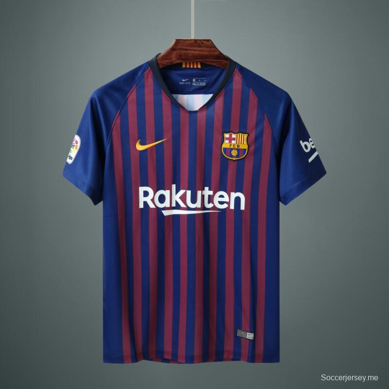 18-19 Barcelona home Soccer Jersey