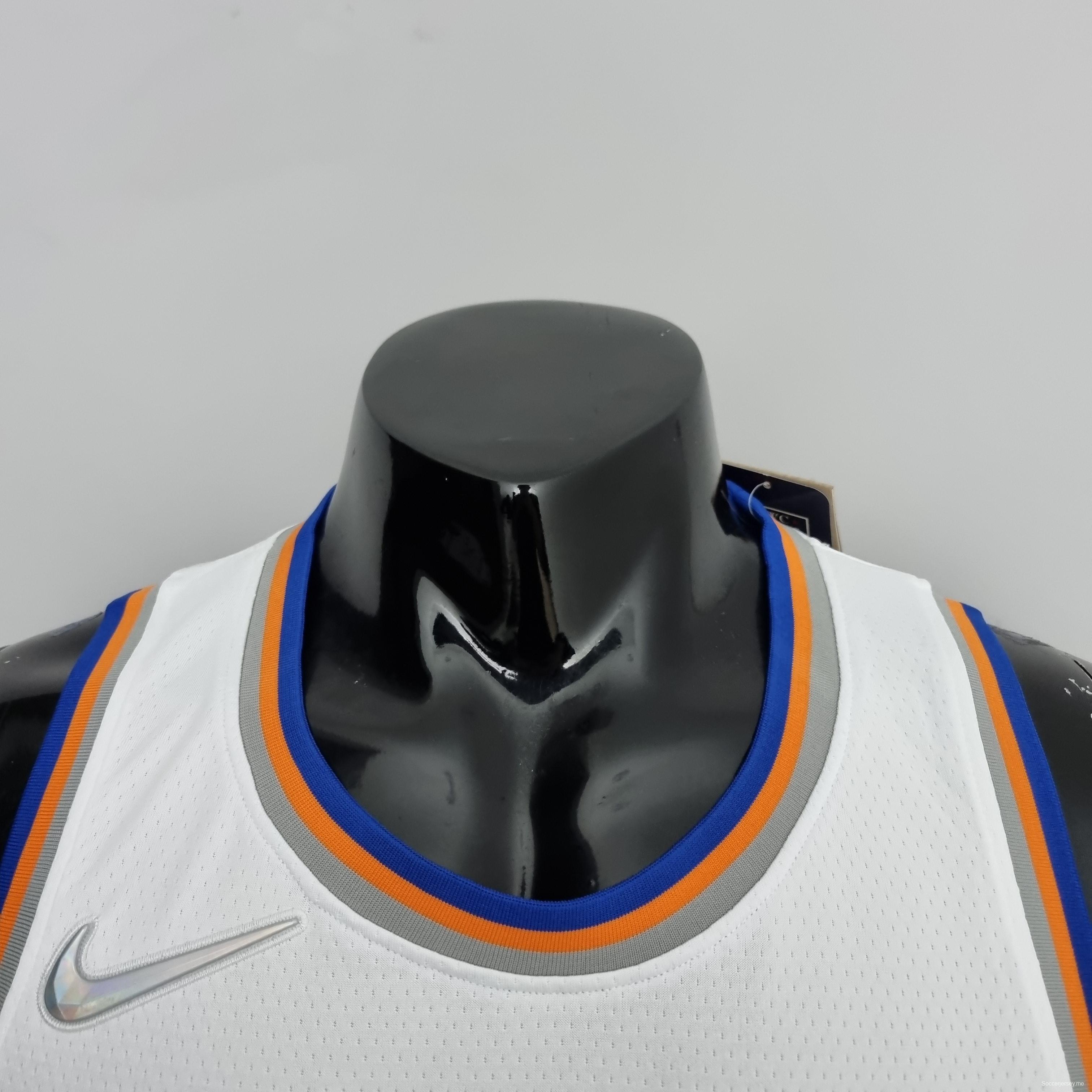 75th Anniversary Anthony #7 New York Knicks White NBA Jersey