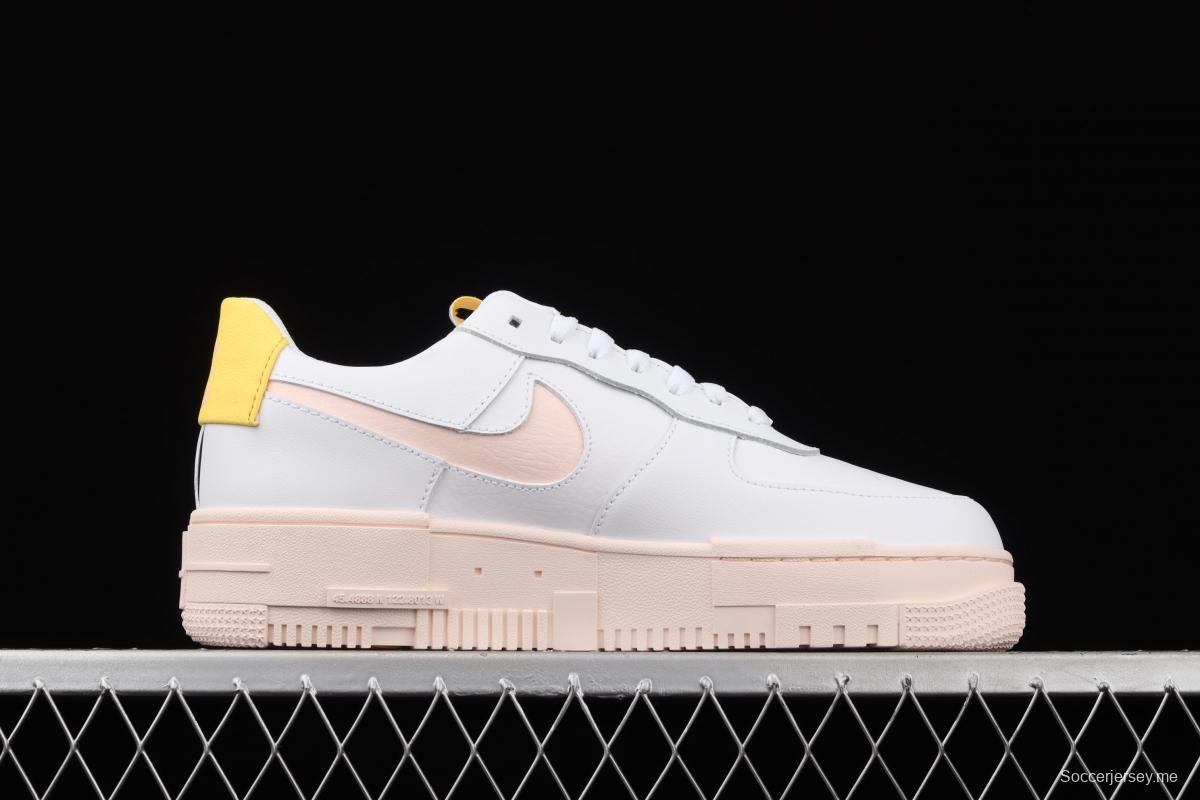 NIKE Air Force 1 Pixel deconstructs Leisure Board shoes DM3054-100 with low Top