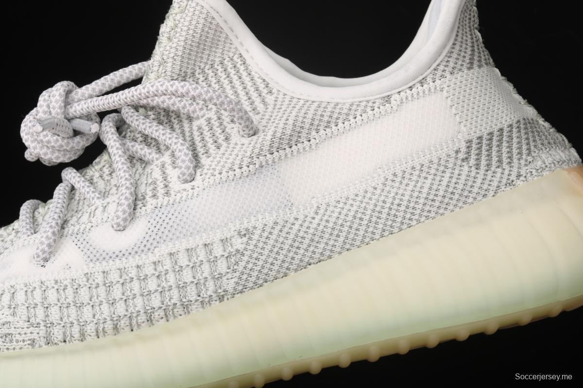 Adidas Yeezy Boost 350V2 Tailgate FX4349 Darth Coconut 350 second generation hollowed-out Asian gray star color match