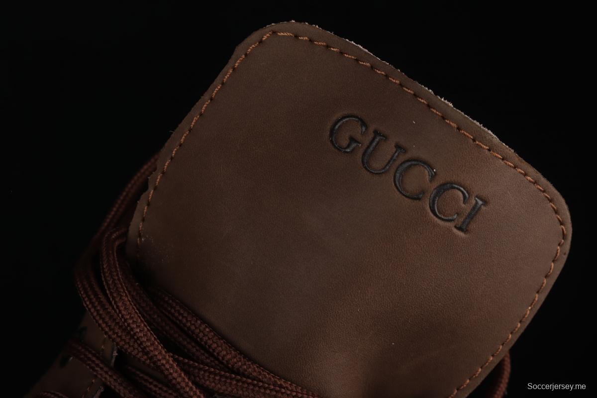 Gucci Screener GG High-Top Sneaker Gucci retro college style leisure Martin boots 02JPO605533