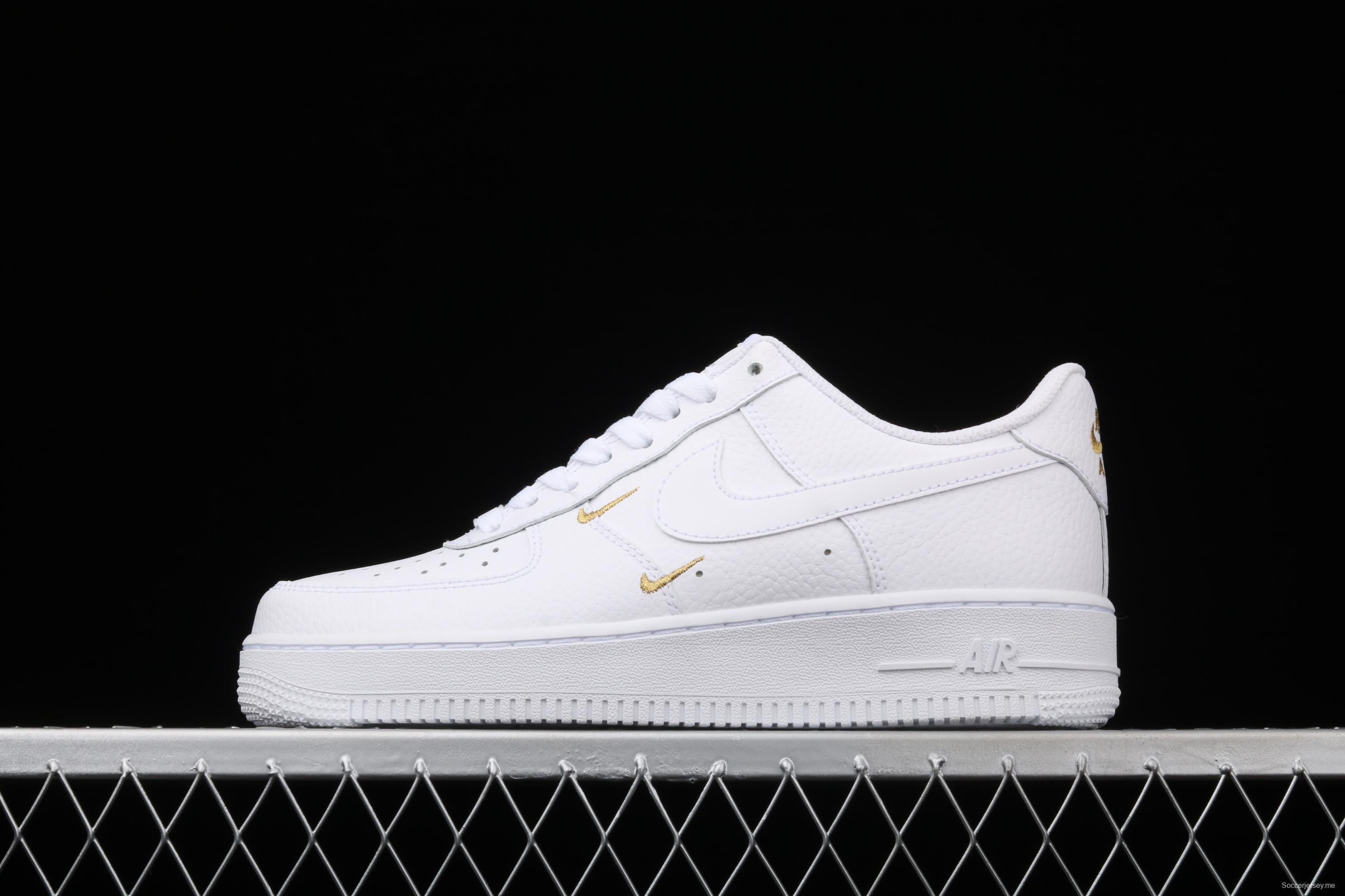 NIKE Air Force 1o07 Low cross-label small hook litchi pattern low-top casual board shoes CT1989-100