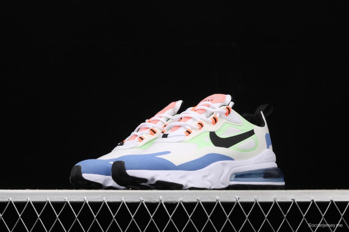 NIKE Air Max 270React new high-frequency mesh function half-palm air cushion running shoes CU7833-100