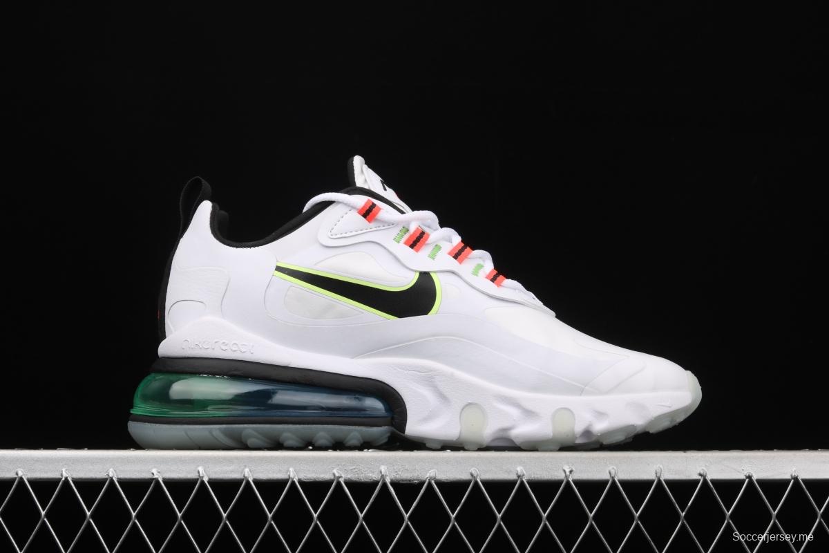 NIKE Air Max 270React new high-frequency mesh function half-palm air cushion cushioning running cloth shoes CZ6685-100