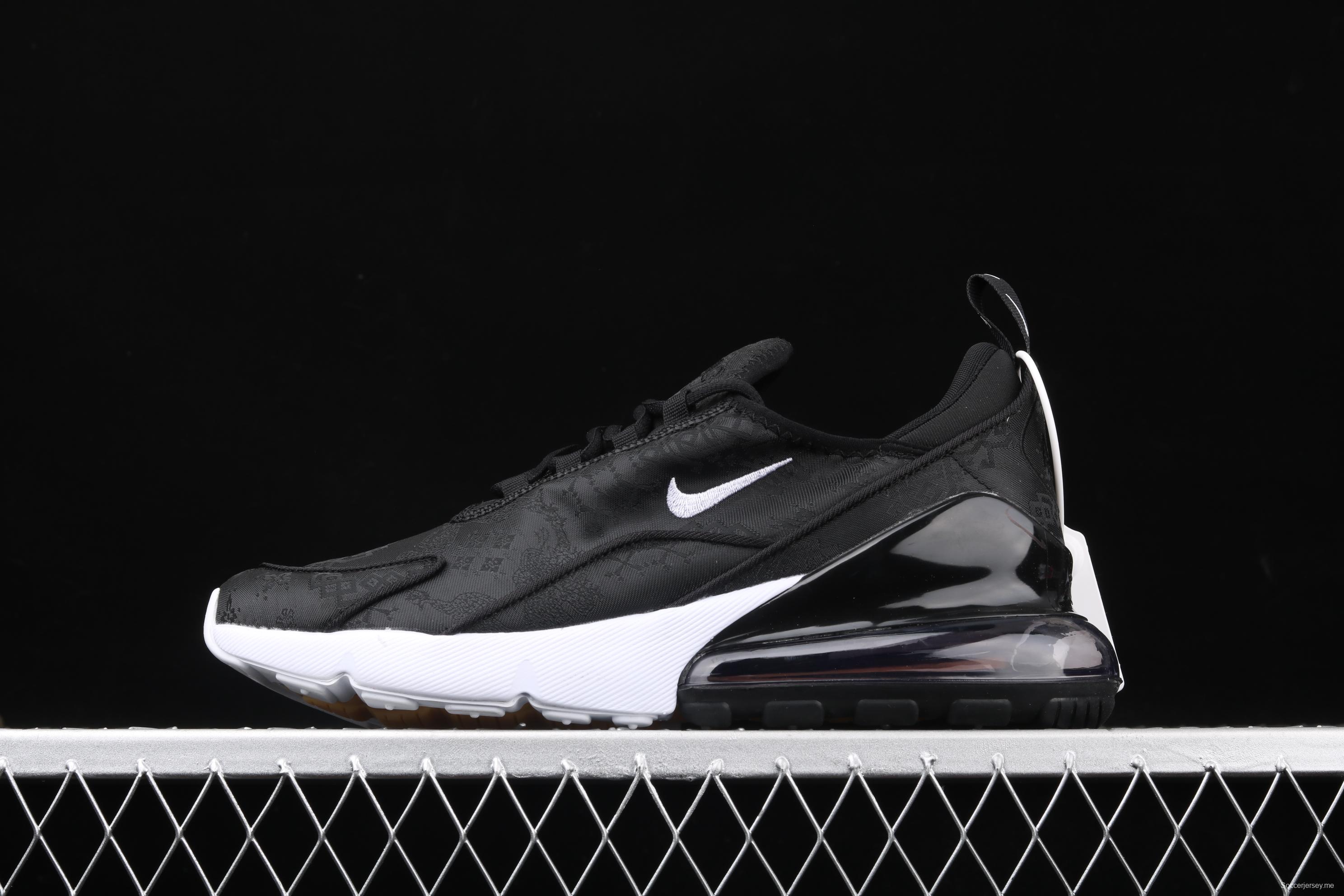 NIKE Max 270Black silk half-palm air cushion running shoes AJ0499-001