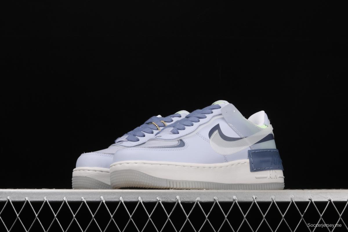 NIKE Air Force 1 ShAdidasow light weight heightened low-top 100-board shoes CK6561-001