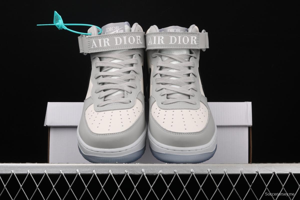 NIKE Air Force 1 MID overseas restricted Dior medium-top casual board shoes CT1266-700