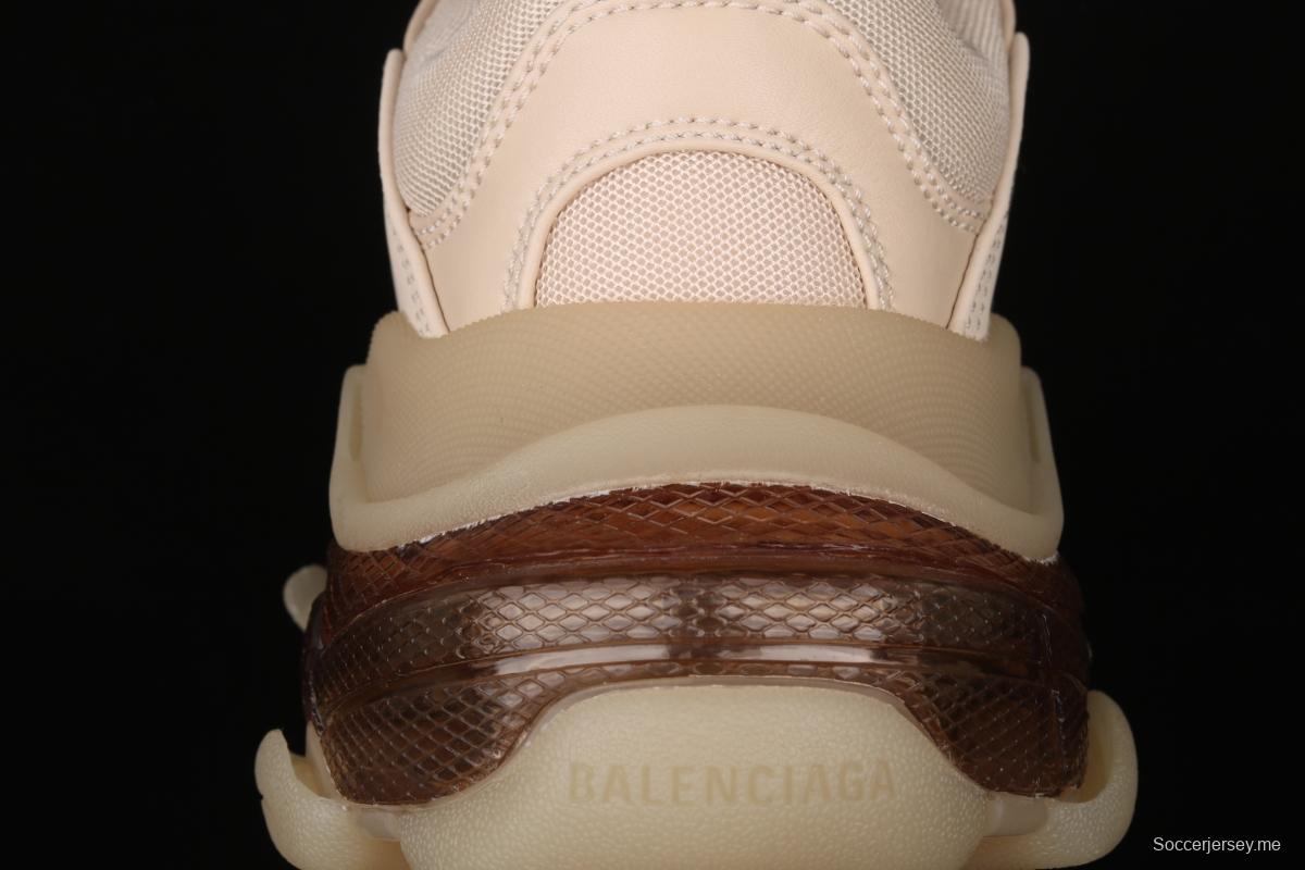 Balenciaga Triple S 3.0 full-combination nitrogen crystal outsole GA19710 for retro casual running shoes