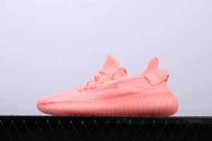 Adidas Yeezy 350 Boost V2 EG7498 Darth Coconut 350 second generation pink hollowed-out silk color matching