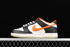 NIKE SB DUNK Low Halloween black, white and orange luminous Halloween SB rebound fashion casual board shoes DD3357-100