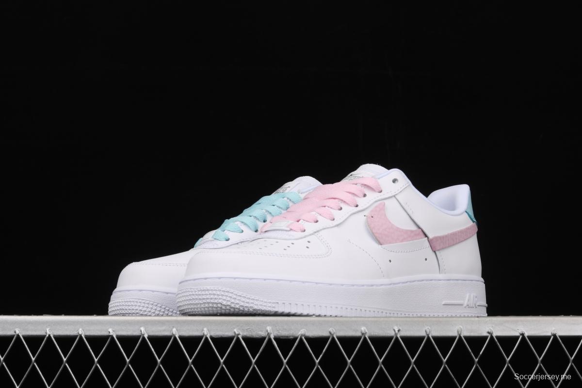 NIKE Air Force 1y07 Lx mandarin duck broken hook board shoes DC1164-101,