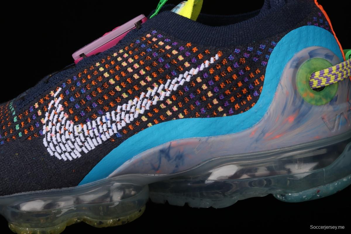 NIKE Air Vapormax 2020 Flyknit fly-woven fast tie full-palm air cushion jogging shoes CJ6740-400