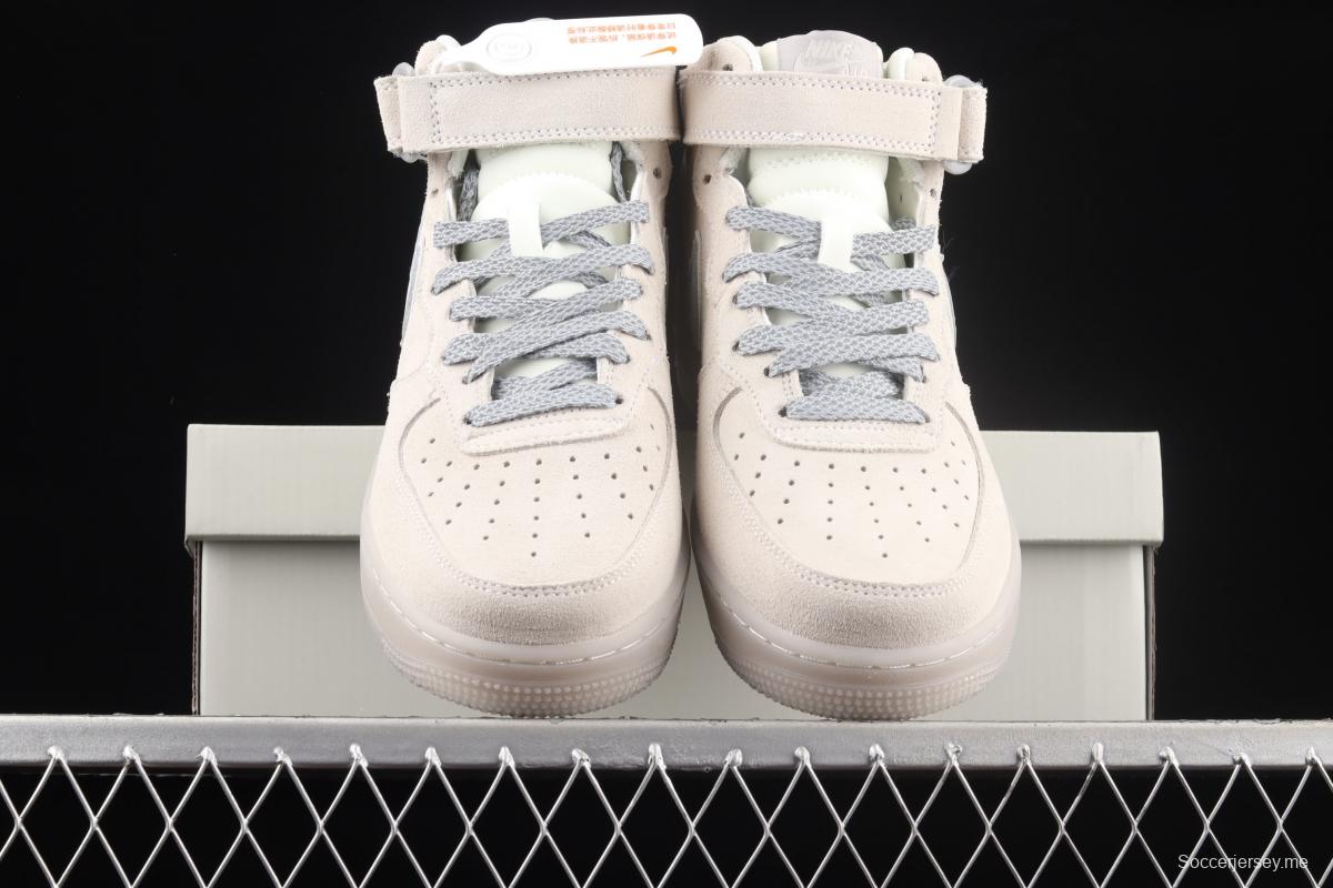 Reigning Champ x NIKE Air Force 120th 07 Mid defending champion six generations of 3M reflective Zhongbang casual board shoes GB0902-112