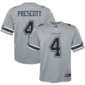 Youth Dak Prescott Gray Inverted Player Limited Team Jersey