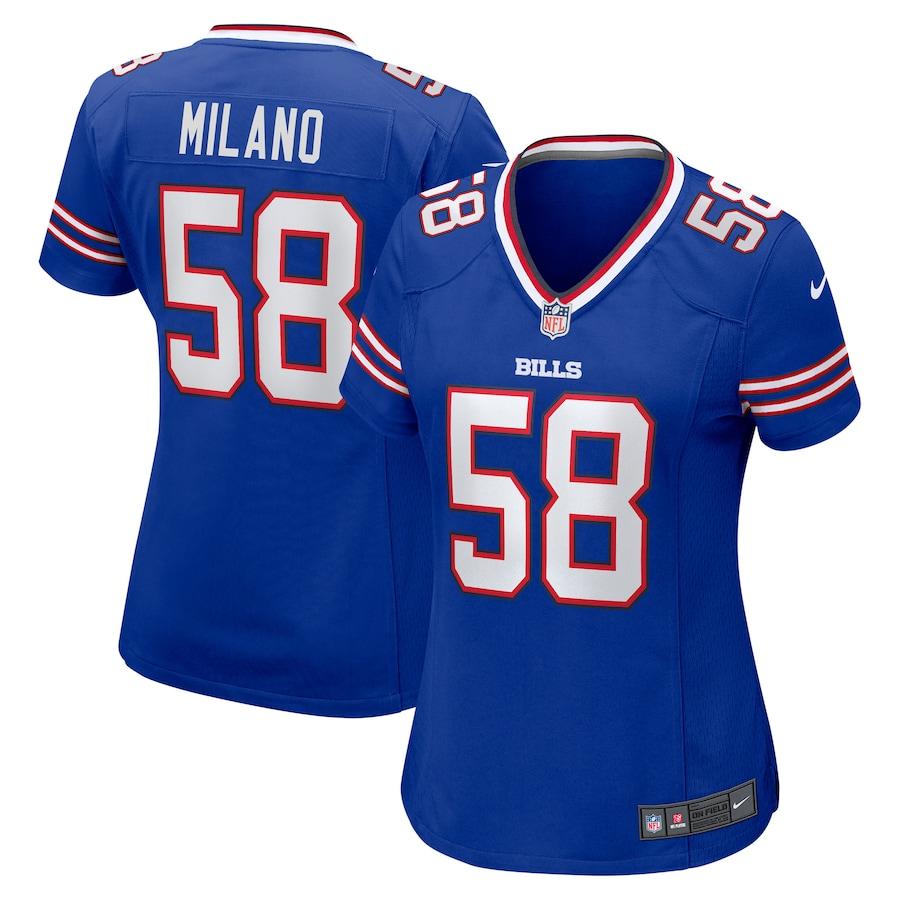 Women's Matt Milano Royal Player Limited Team Jersey