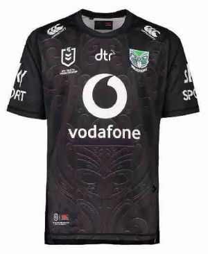 Warriors 2021 Men's Black Rugby Jersey