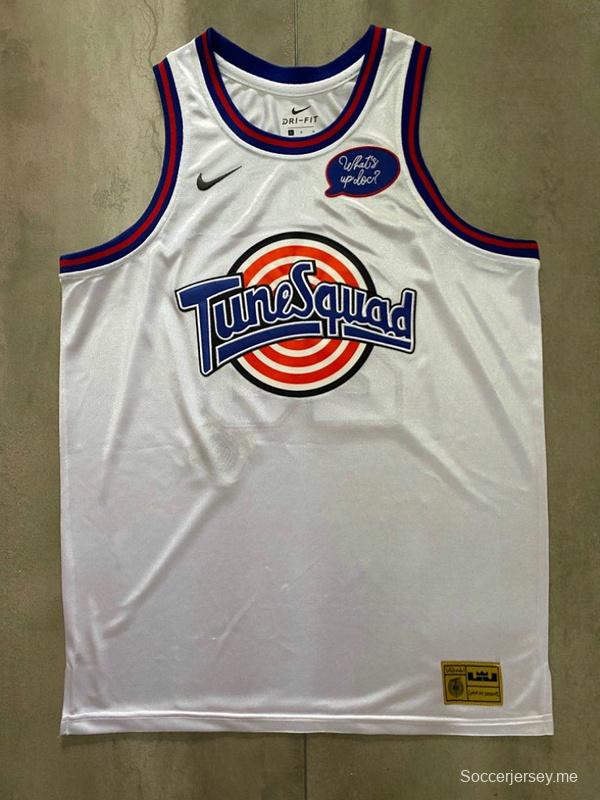 Men's LeBron James White Retro Classic Team Jersey