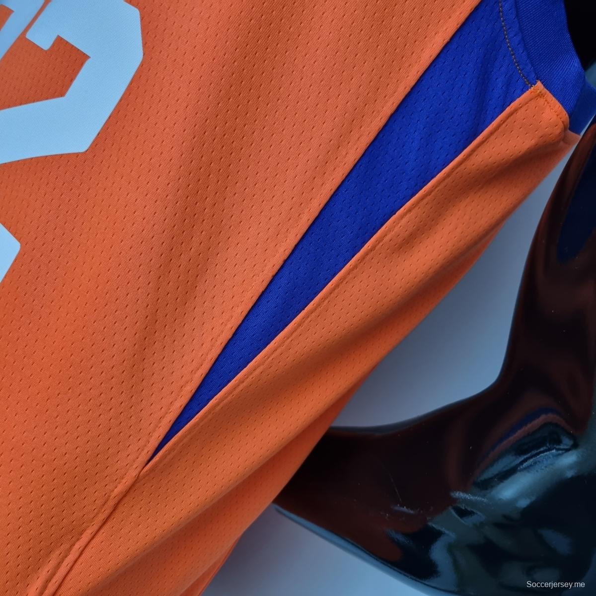 قميص الذكرى 75 AYTON#22 فينيكس صنز فينيكس صنز جوردان ذات الطابع البرتقالي في دوري كرة السلة الأمريكي للمحترفين
