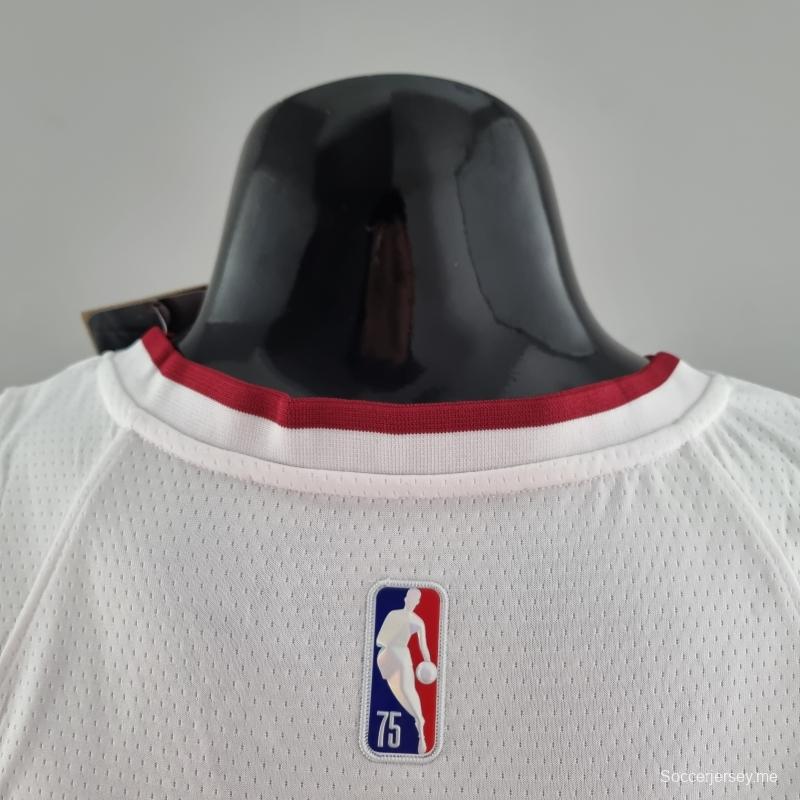 الذكرى ال75 لميامي هيت ميامي هيت OLADIPO#4 قميص دوري كرة السلة الأمريكي للمحترفين الأبيض
