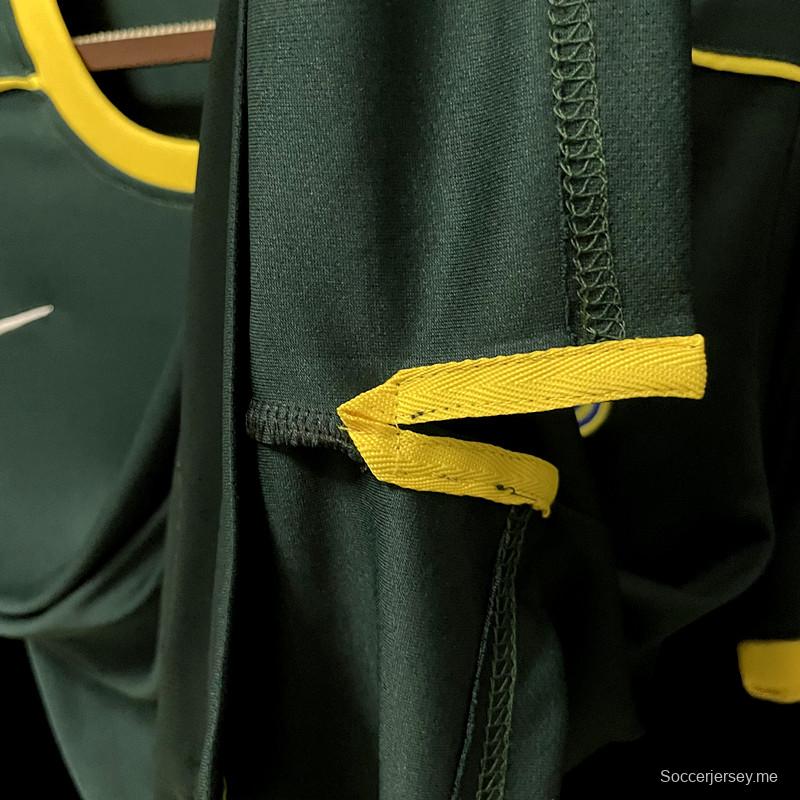 قميص حارس المرمى البرازيلي 1998 ريترو 1998
