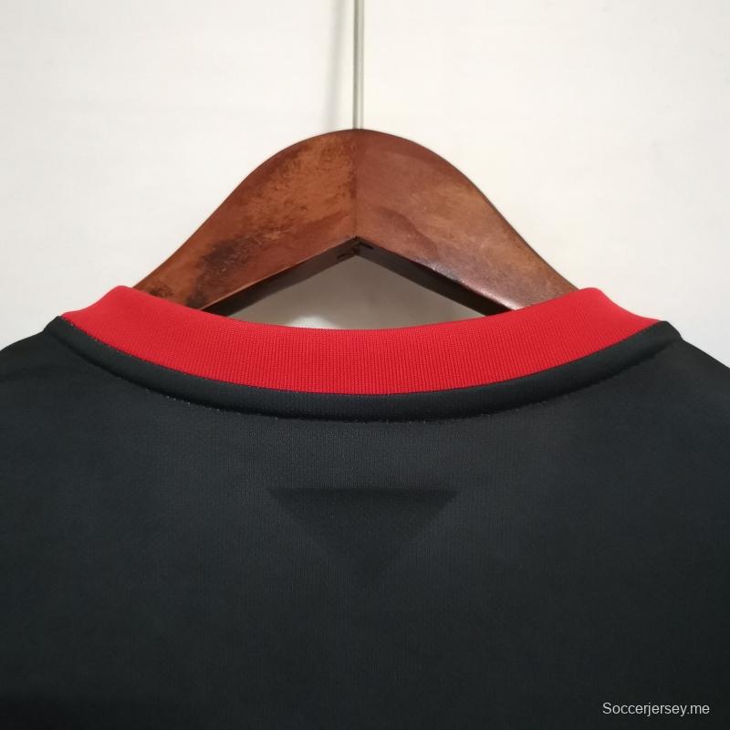 قميص كرة قدم برتغالي ريترو 2015 ذهاباً وإياباً أسود اللون
