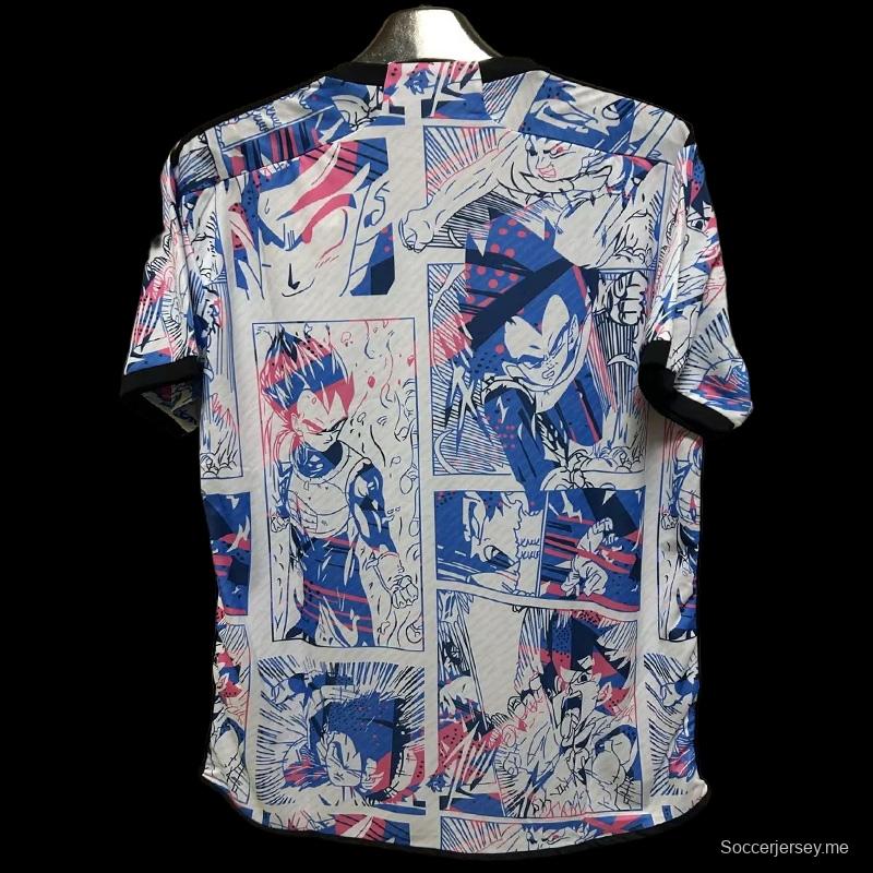 2022 قميص كرة قدم ياباني إكس دراجون بول إصدار خاص من يابان 2022
