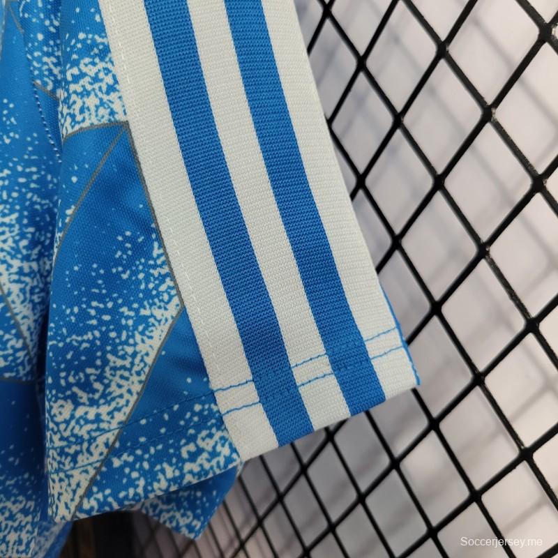 قميص أزرق عتيق مخصص لهولندا عام 1988
