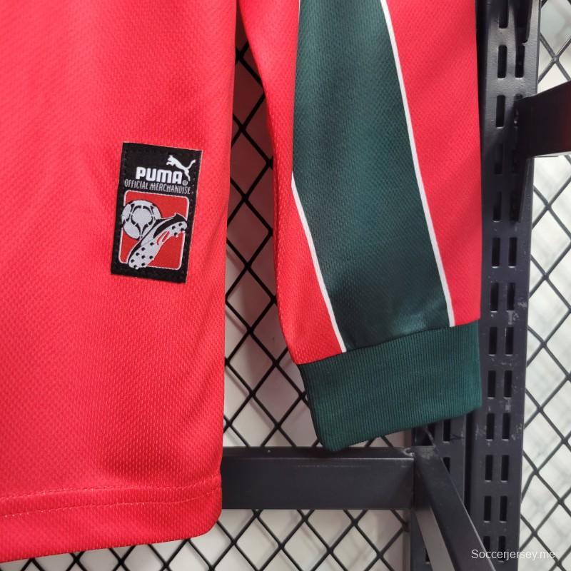 قميص قديم بأكمام طويلة بأكمام طويلة 1998 المغرب الثالث الأحمر
