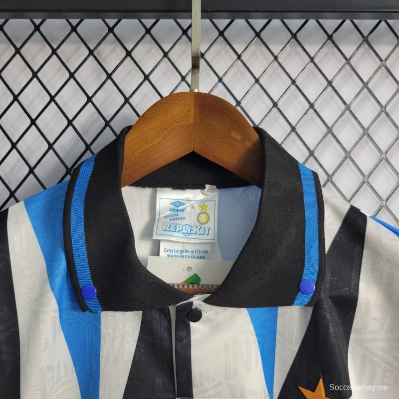 قميص انتر ميلان 92/93 ريترو ميلان 92/93 ابيض
