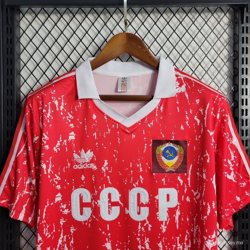 قميص منتخب اتحاد الجمهوريات الاشتراكية السوفياتية القديم 1990
