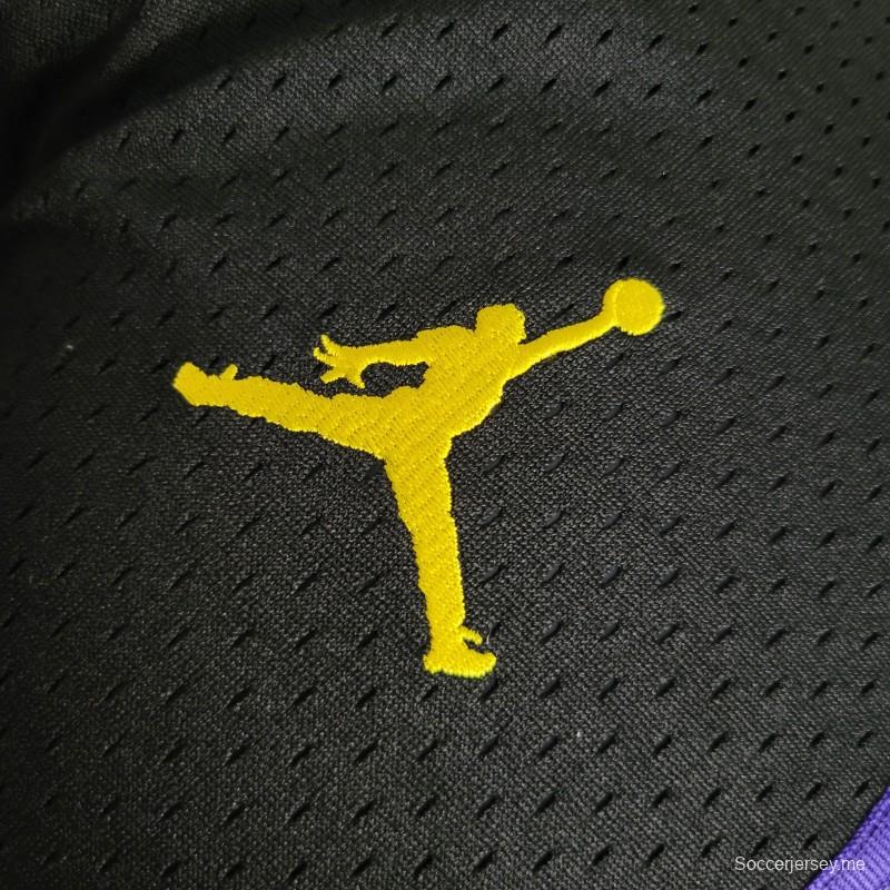 2023 قميص دوري كرة السلة الأمريكي للمحترفين ليكرز ليكرز 2023 أسود اللون
