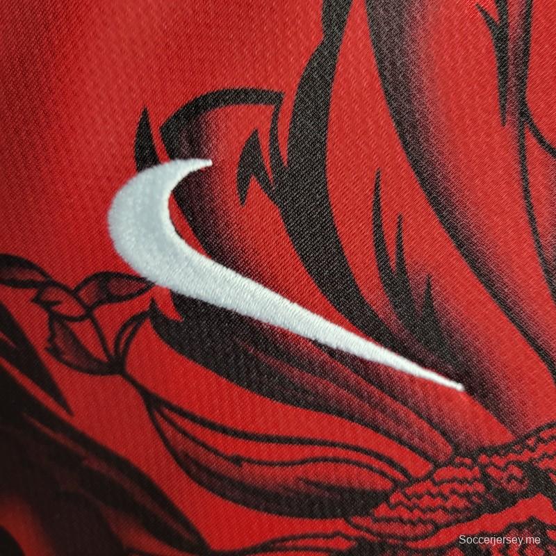 قميص ريترو 11-12 كورينثيانز الثالث عشر الأحمر
