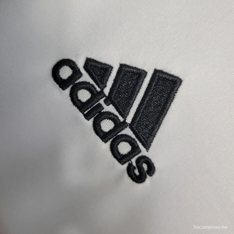 قميص أبيض ريترو 19-20 فلامنجو خارجي أبيض عتيق
