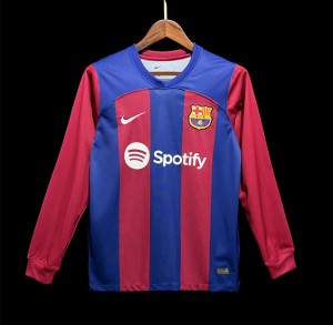 23/24 قميص طويل S-4XL برشلونة هوم S-4XL
