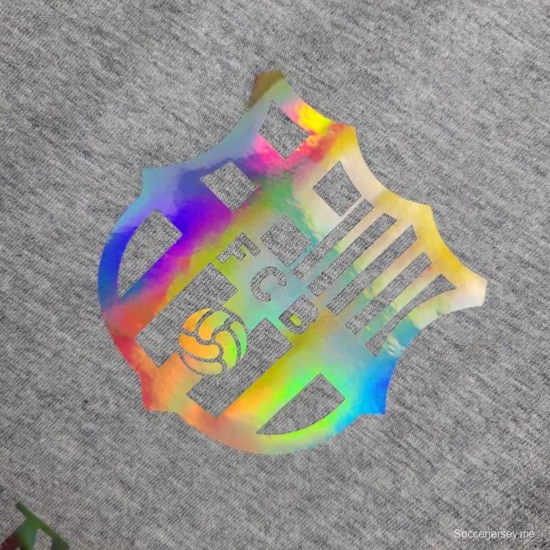 24/25 قميص تدريب برشلونة × بالمان رمادي 24/25
