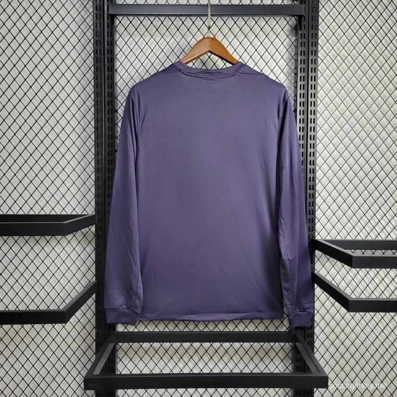 2024 قميص طويل الأكمام أزرق داونز إنجلترا 2024
