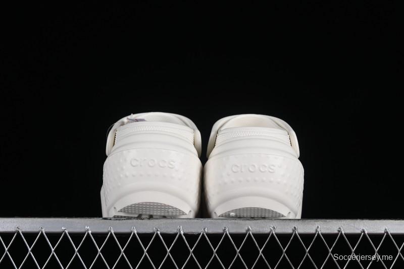 Crocs Classic Clog Retro Beach Sandals with Adjustable Heel Strap and Thick Sole - B.D4