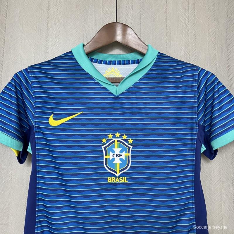 قميص برازيل 2024 نسائي بقميص البرازيل الخارجي
