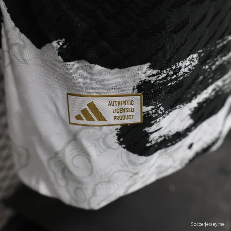 إصدار اللاعب 2024 قميص قميص قميص معبد اليابان بالحبر 2024
