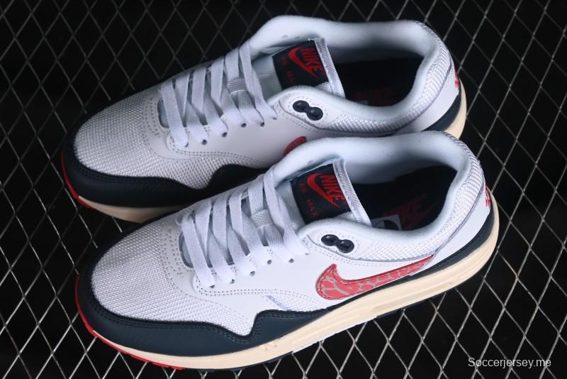 Nike Air Max 1 Premium Retro Running Shoes with Half-Sole Air Cushion - DH1348-146