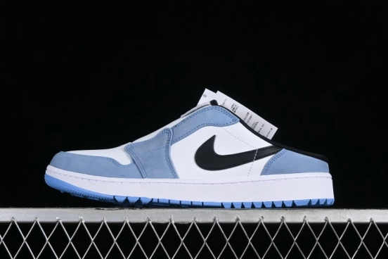 Nike Air Jordan 1 Mule Golf Shoes with University Blue Colorway - FJ1214-400