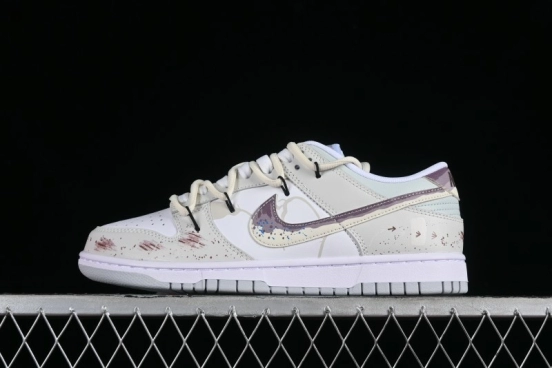 Nike Dunk Low SB 'Neutral' Urban Ruins Skate Shoes with Strap - DV0831-101