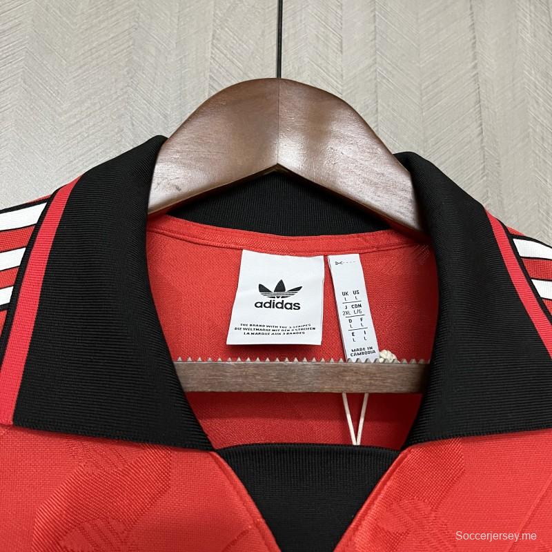24/25 فلامنجو فلامنجو إصدار خاص أحمر S-XXXXXXL
