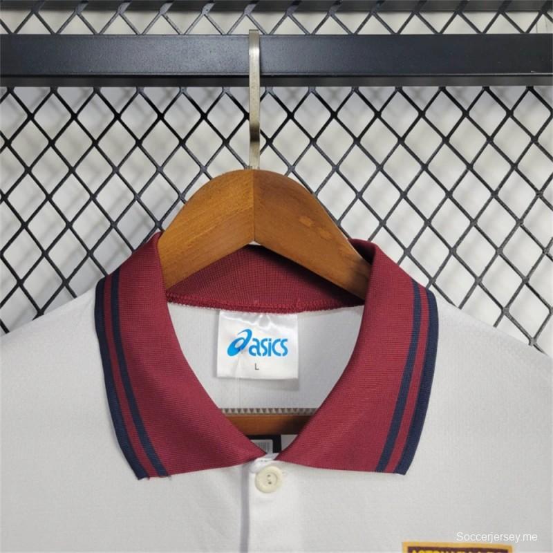 قميص أستون فيلا الثالث الأبيض ريترو 94/95 أستون فيلا الثالث