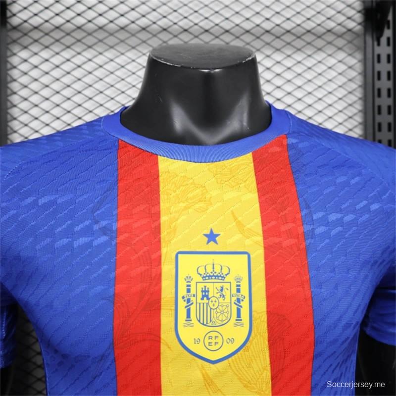 2024 نسخة 2024 قميص تدريب منتخب إسبانيا قبل المباراة
