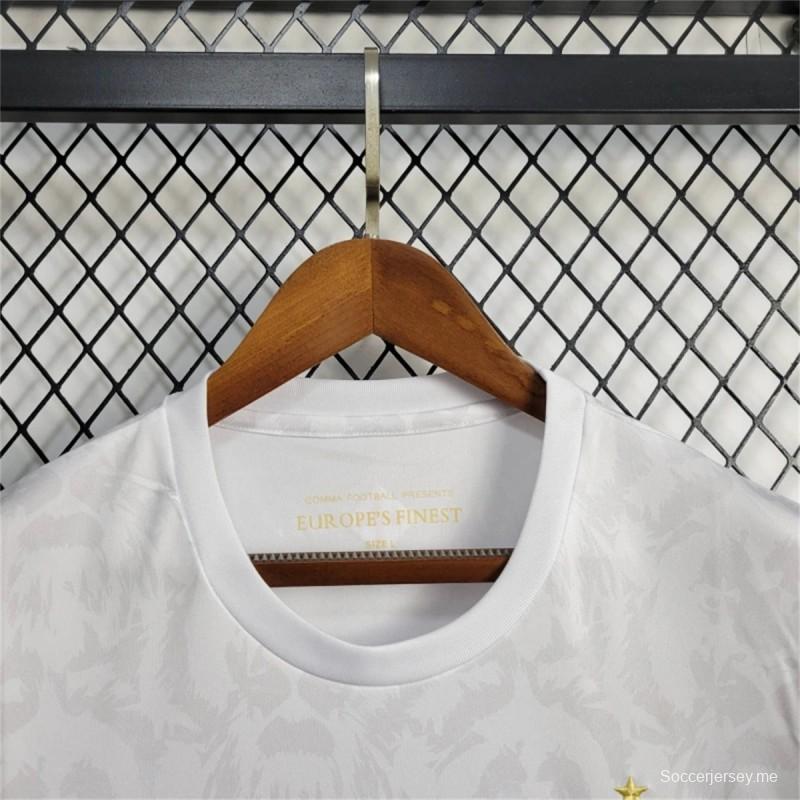 2024 قميص إنجلترا فاصلة إنجلترا فوطة بيضاء لكرة القدم