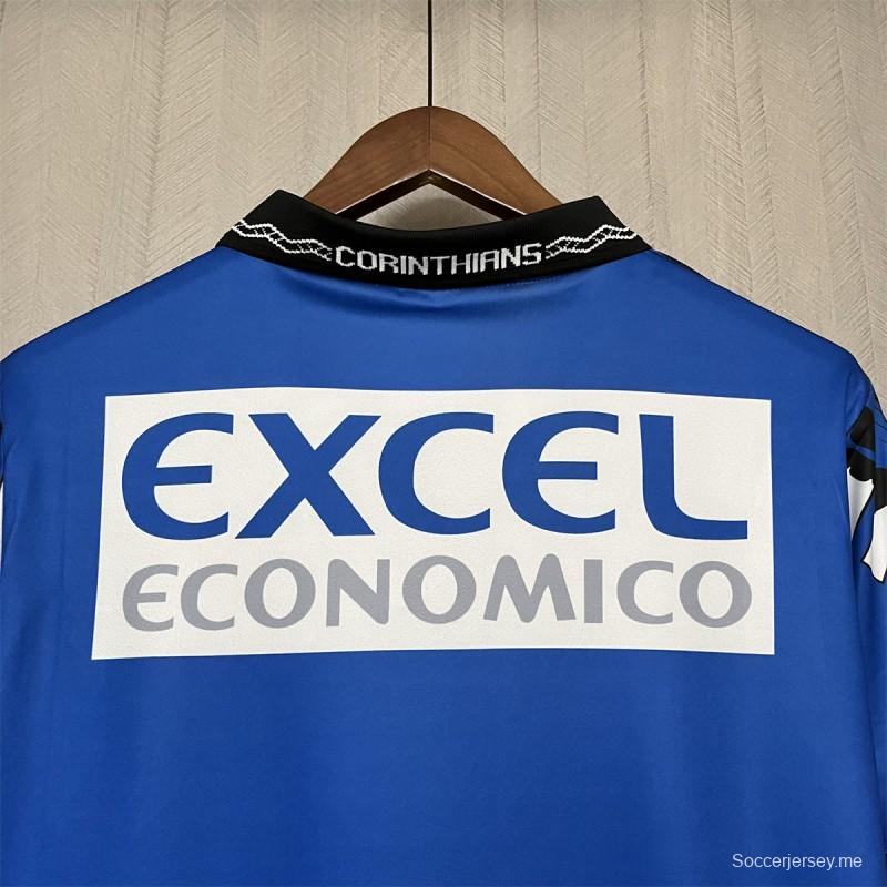 قميص كورينثيانز كورينثيانز الثالث الأزرق ريترو 98/99