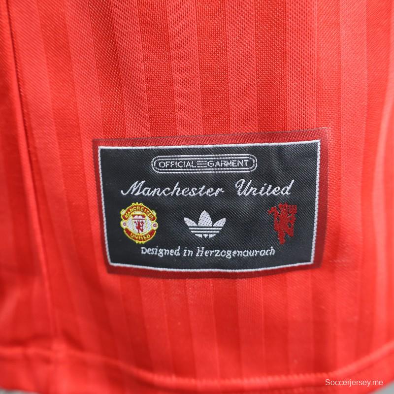 نسخة اللاعب 25/26 قميص أحمر أيقونة مانشستر يونايتد 25/26
