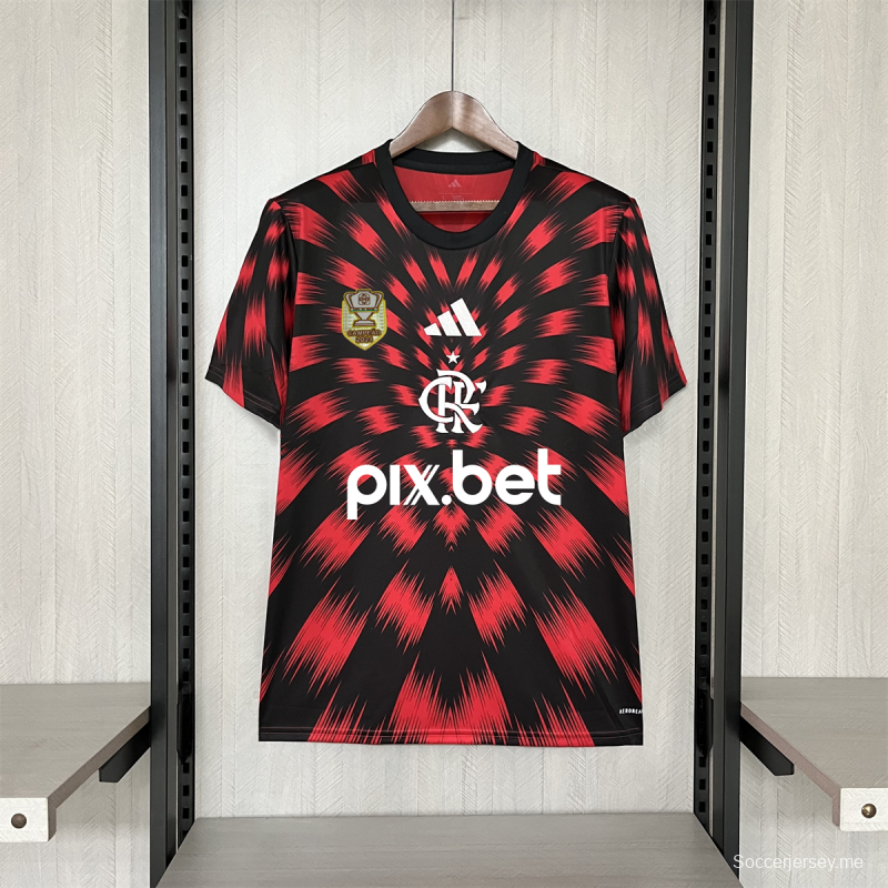 25/26 فلامنجو فلامنجو قبل المباراة كل الرعاة S-XXXXL