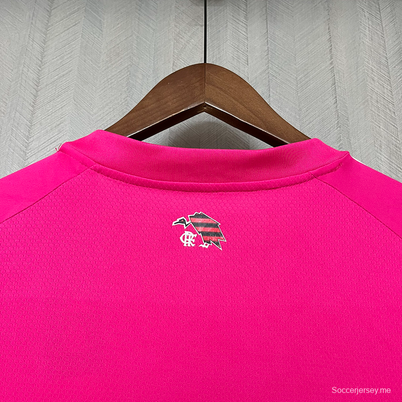 25/26 حارس مرمى فلامنجو فلامنجو قميص وردي S-XXXXL